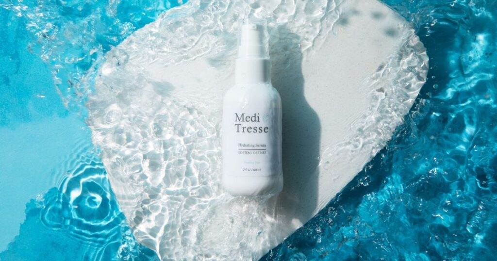 a photo of Hydrating Serum are top in-home hair loss products by MediTresse.